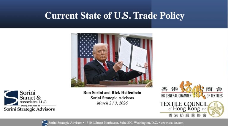 【轉載】Sorini Strategic Advisors 發表簡報 指出美國關稅政策再現變化