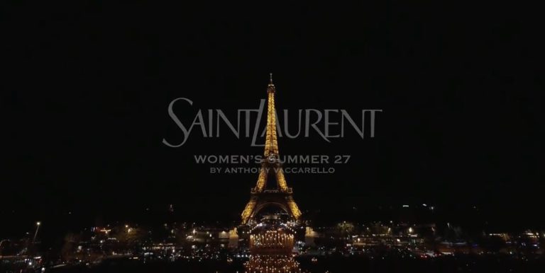 【轉載】(附影片)Saint Laurent巴黎金色大秀 以「Golden Hypnosis」重塑經典女性魅力